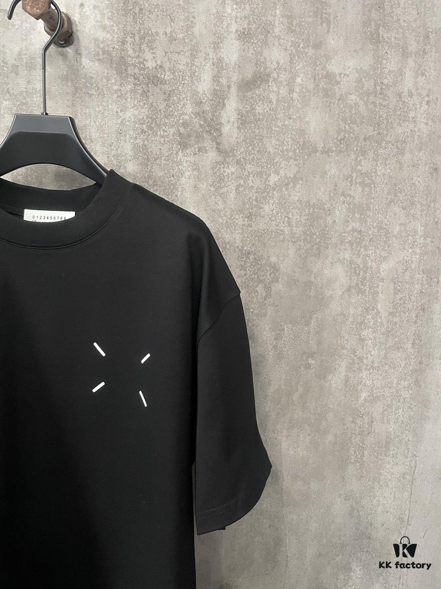 6931a1e2ccd8ab3d7af95f36 MM6 Martin Margiela 24SS Heavyweight 380g Short Sleeve T-Shirt with 3D Foam Logo Print