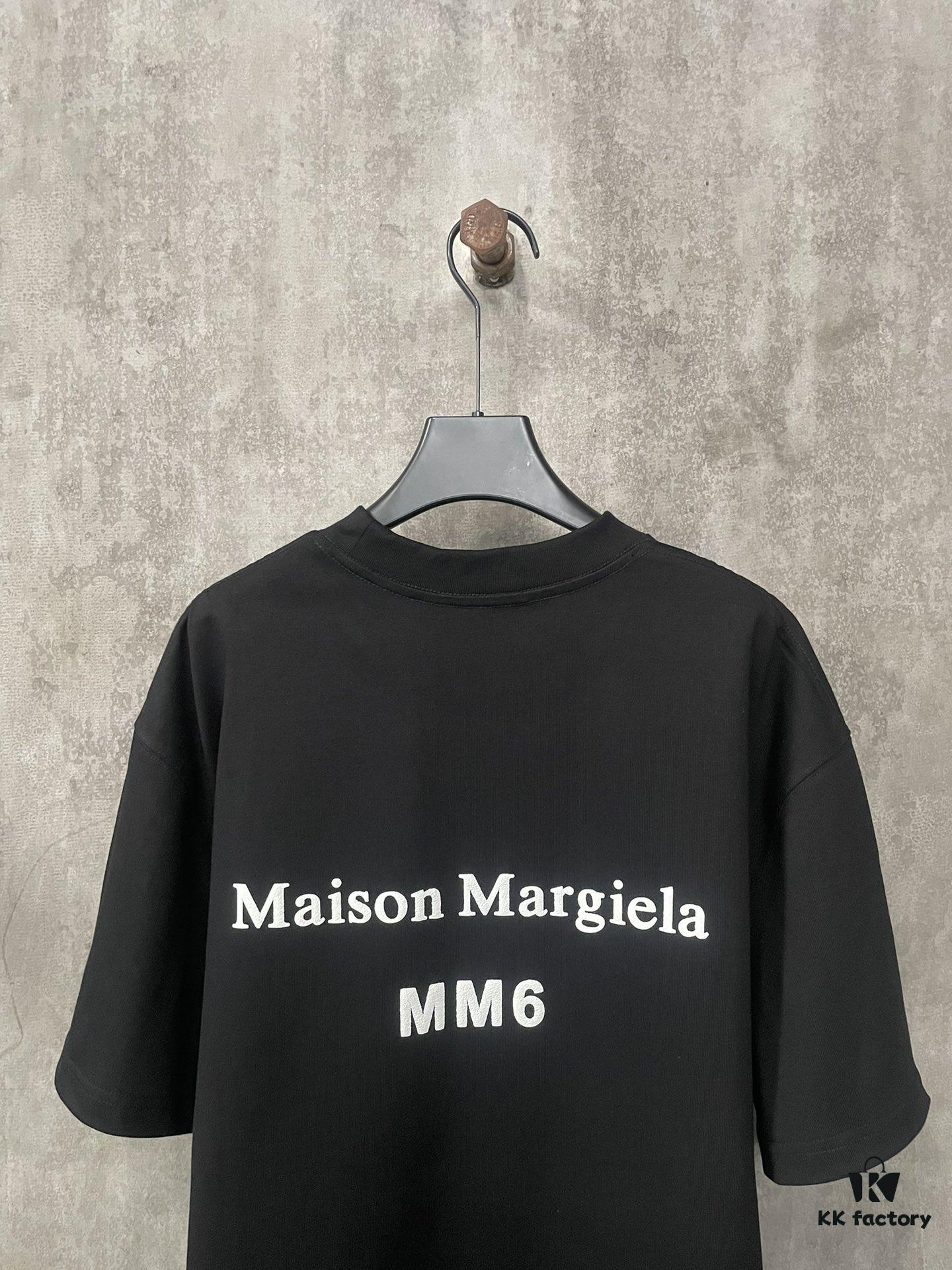 6931a1e2ccd8ab3d7af95f37 MM6 Martin Margiela 24SS Heavyweight 380g Short Sleeve T-Shirt with 3D Foam Logo Print