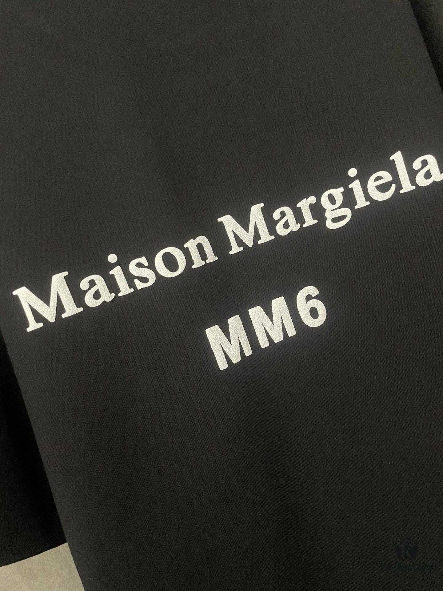 6931a1e2ccd8ab3d7af95f39 MM6 Martin Margiela 24SS Heavyweight 380g Short Sleeve T-Shirt with 3D Foam Logo Print
