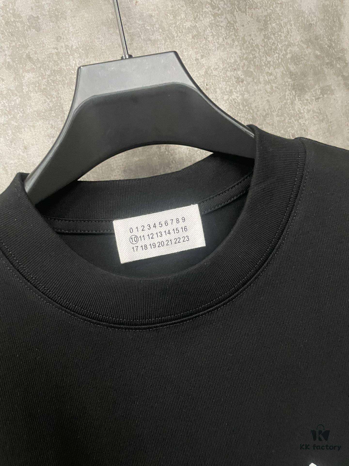 6931a1e2ccd8ab3d7af95f3a MM6 Martin Margiela 24SS Heavyweight 380g Short Sleeve T-Shirt with 3D Foam Logo Print
