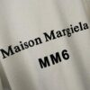 6931a1e3ccd8ab3d7af95f42 MM6 Maison Margiela Heavyweight 380g Short Sleeve T-Shirt with 3D Four-Logo Puff Print Unisex