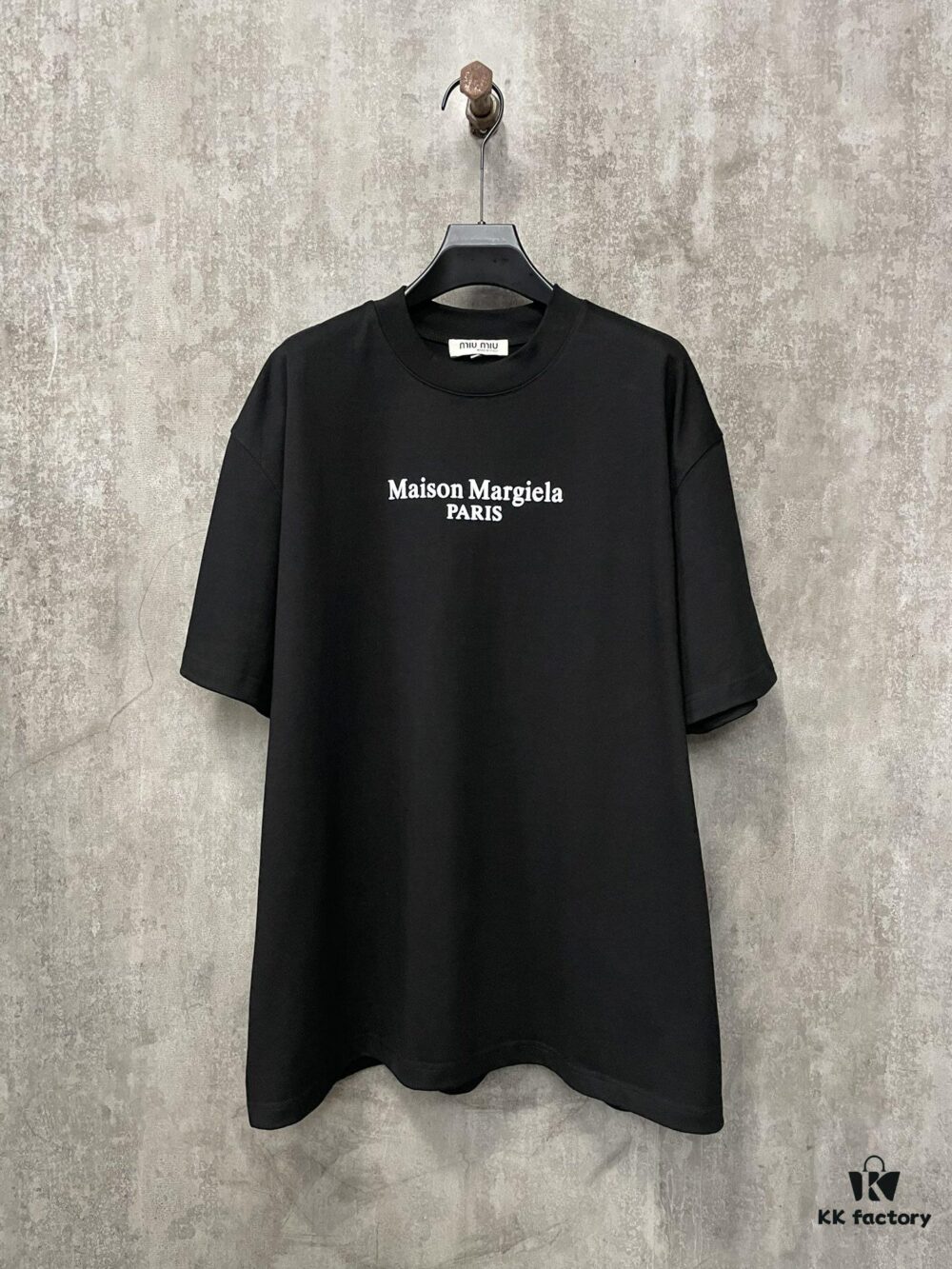 MM6 Maison Margiela 24SS Heavyweight 380g Short Sleeve T-Shirt with 8-Language Puff Print