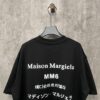 MM6 Maison Margiela 24SS Heavyweight 380g Short Sleeve T-Shirt with 8-Language Puff Print