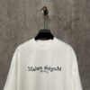 6931a1e5ccd8ab3d7af95f65 MM6 Maison Margiela 24SS Distressed Letter Puff Print Heavyweight Cotton T-Shirt
