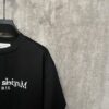 MM6 Maison Margiela 24SS Heavweight Distressed Letter Puff Print Short Sleeve T-Shirt