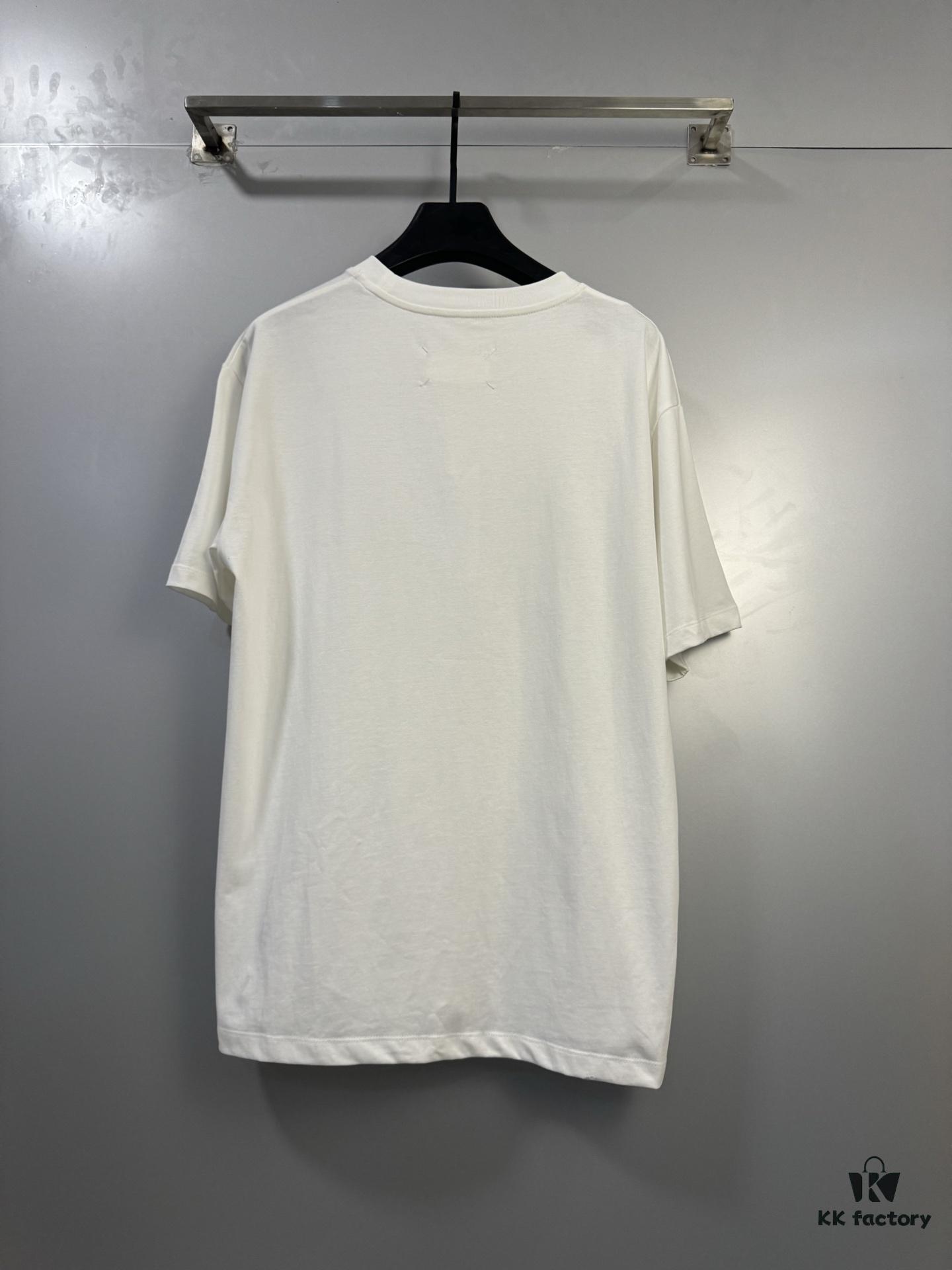 6931a1e5ccd8ab3d7af95f74 High-End Maison Margiela Irregular Number Tape Short Sleeve T-Shirt 2025