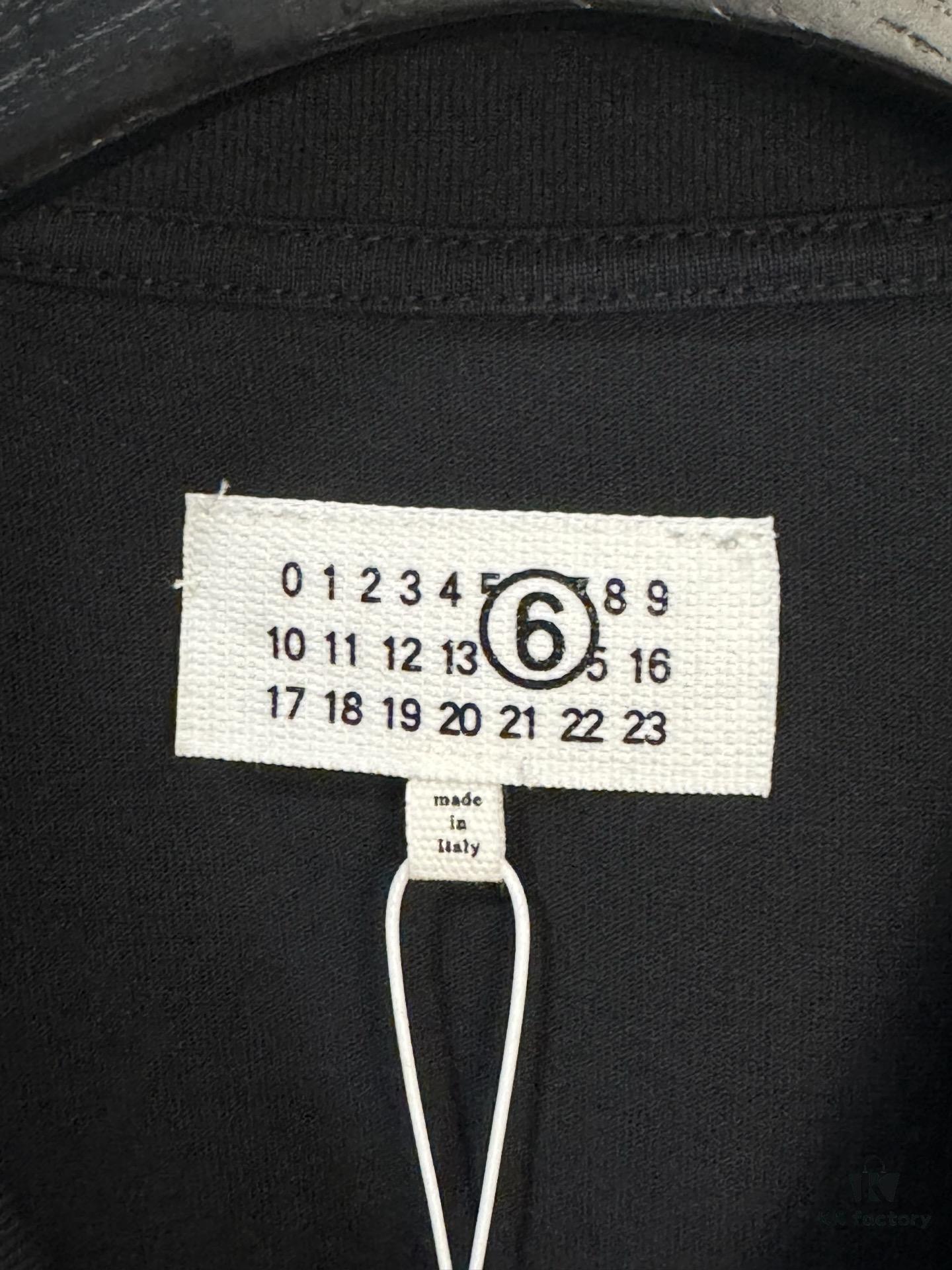 6931a1e6ccd8ab3d7af95f7f High-End Maison Margiela 2025 Year of the Snake Limited Edition Digital Calendar Short Sleeve T-Shirt