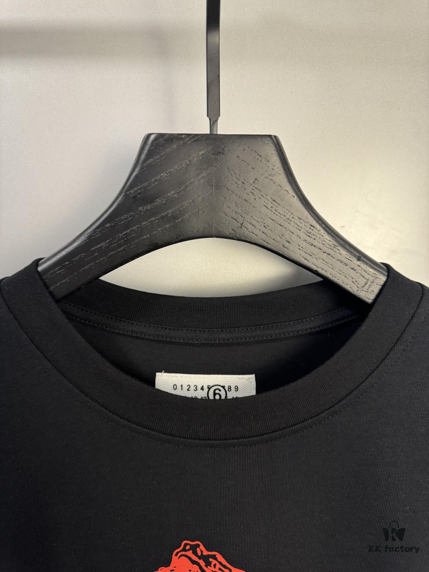 6931a1e6ccd8ab3d7af95f80 High-End Maison Margiela 2025 Year of the Snake Limited Edition Digital Calendar Short Sleeve T-Shirt
