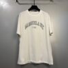 6931a1e7ccd8ab3d7af95f99 High-End Maison Margiela 2025 Limited Edition Snake Year Cracked Letter Number Short Sleeve T-Shirt
