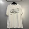 6931a1e8ccd8ab3d7af95f9d High-End Version Maison Margiela 2024 Digital Direct Printing Mosaic Number Calendar Short Sleeve T-Shirt