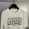 6931a1e8ccd8ab3d7af95f9f High-End Version Maison Margiela 2024 Digital Direct Printing Mosaic Number Calendar Short Sleeve T-Shirt