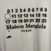 6931a1e8ccd8ab3d7af95fa0 High-End Version Maison Margiela 2024 Digital Direct Printing Mosaic Number Calendar Short Sleeve T-Shirt