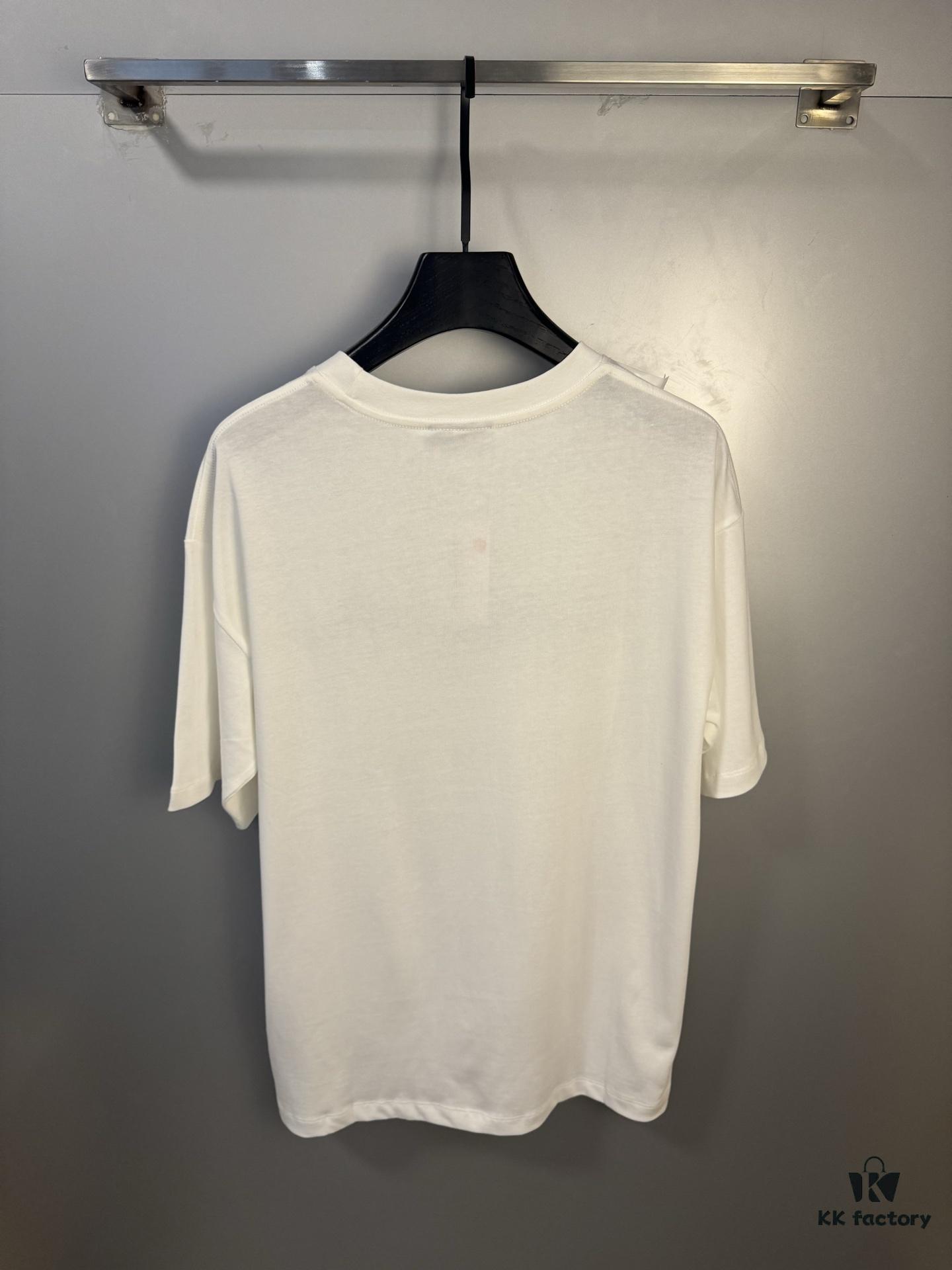 6931a1e8ccd8ab3d7af95fa6 High-End Maison Margiela x Tommy Cash Embroidered Logo Short Sleeve T-Shirt
