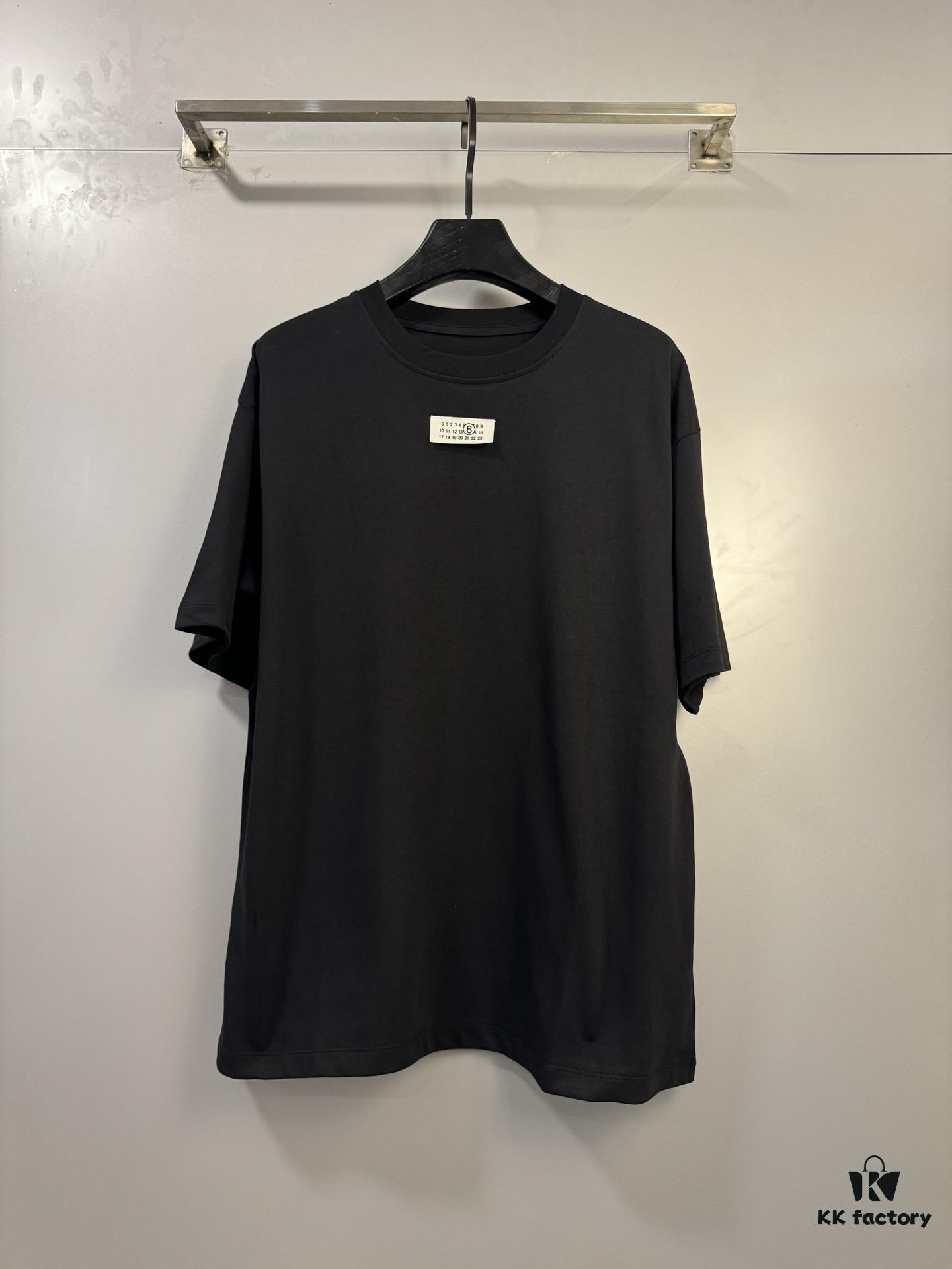 High-End Version Maison Margiela MM6 24 Collection Minimalist Note Short-Sleeve T-Shirt