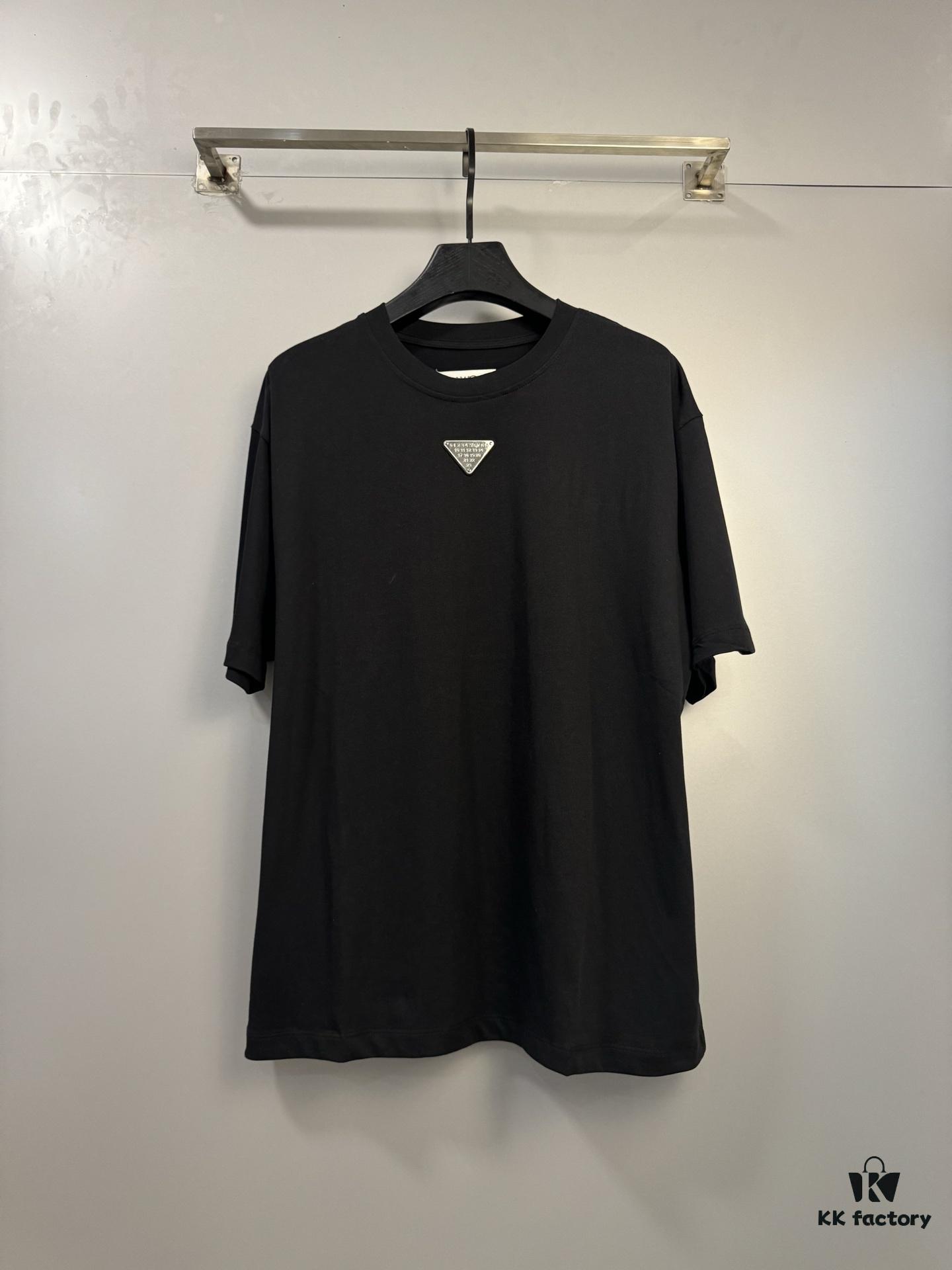 High-End Maison Margiela 2024 Triangular Calendar Numeric Short-Sleeve T-Shirt