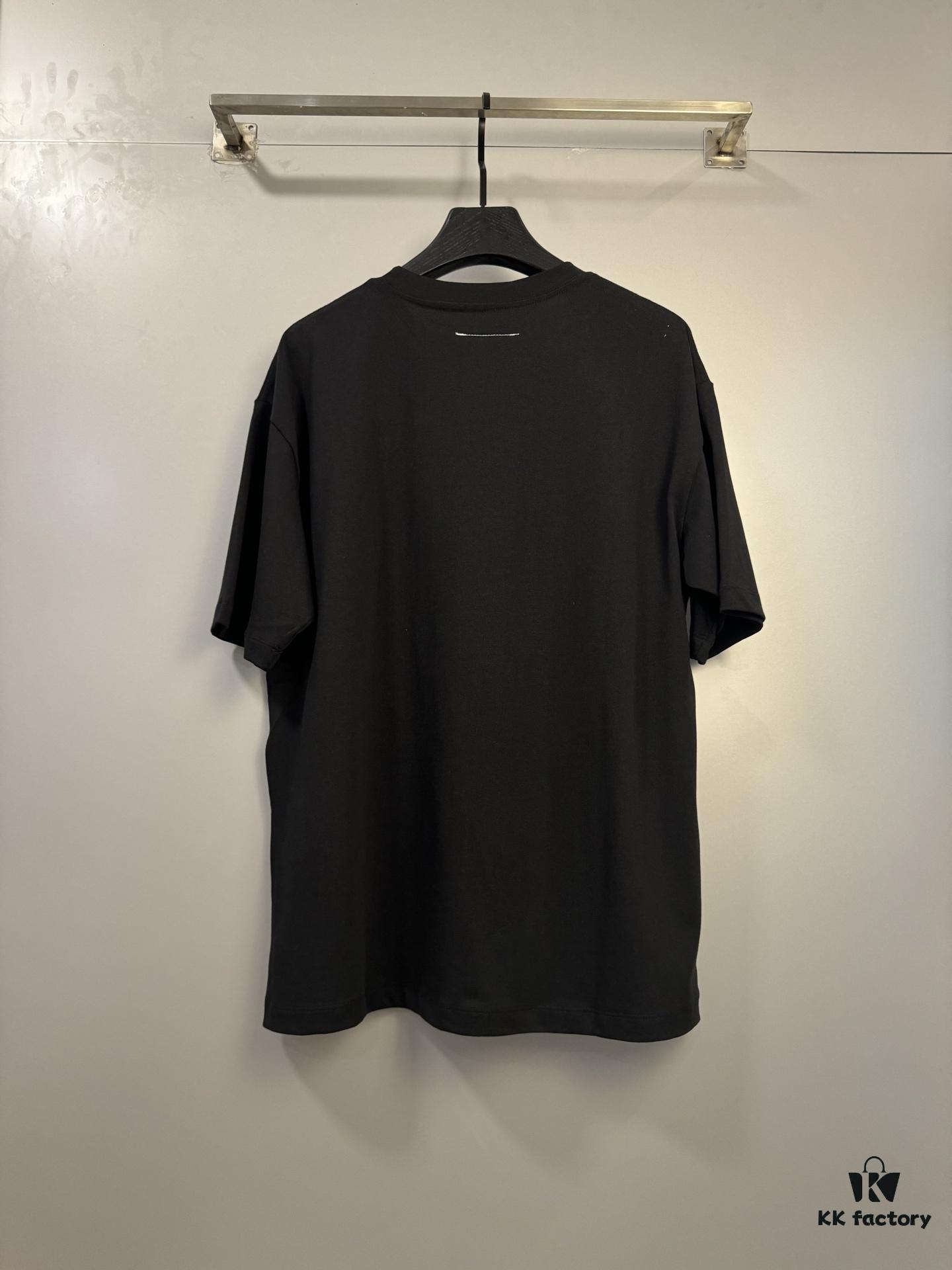 High-End Maison Margiela 2024 Triangular Calendar Numeric Short-Sleeve T-Shirt