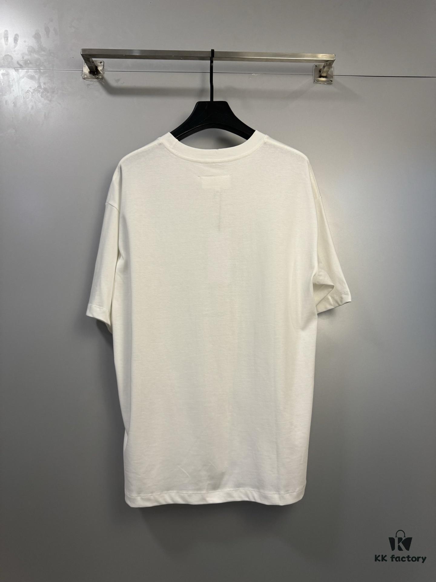 6931a1ebccd8ab3d7af95fdd High-End Maison Margiela 2024 Triangle Logo Numeric Graphic T-Shirt