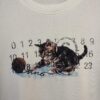 6931a1ecccd8ab3d7af95fe9 High-End Version Maison Margiela 2024 Cat Playing Ball Numeric Short Sleeve T-Shirt