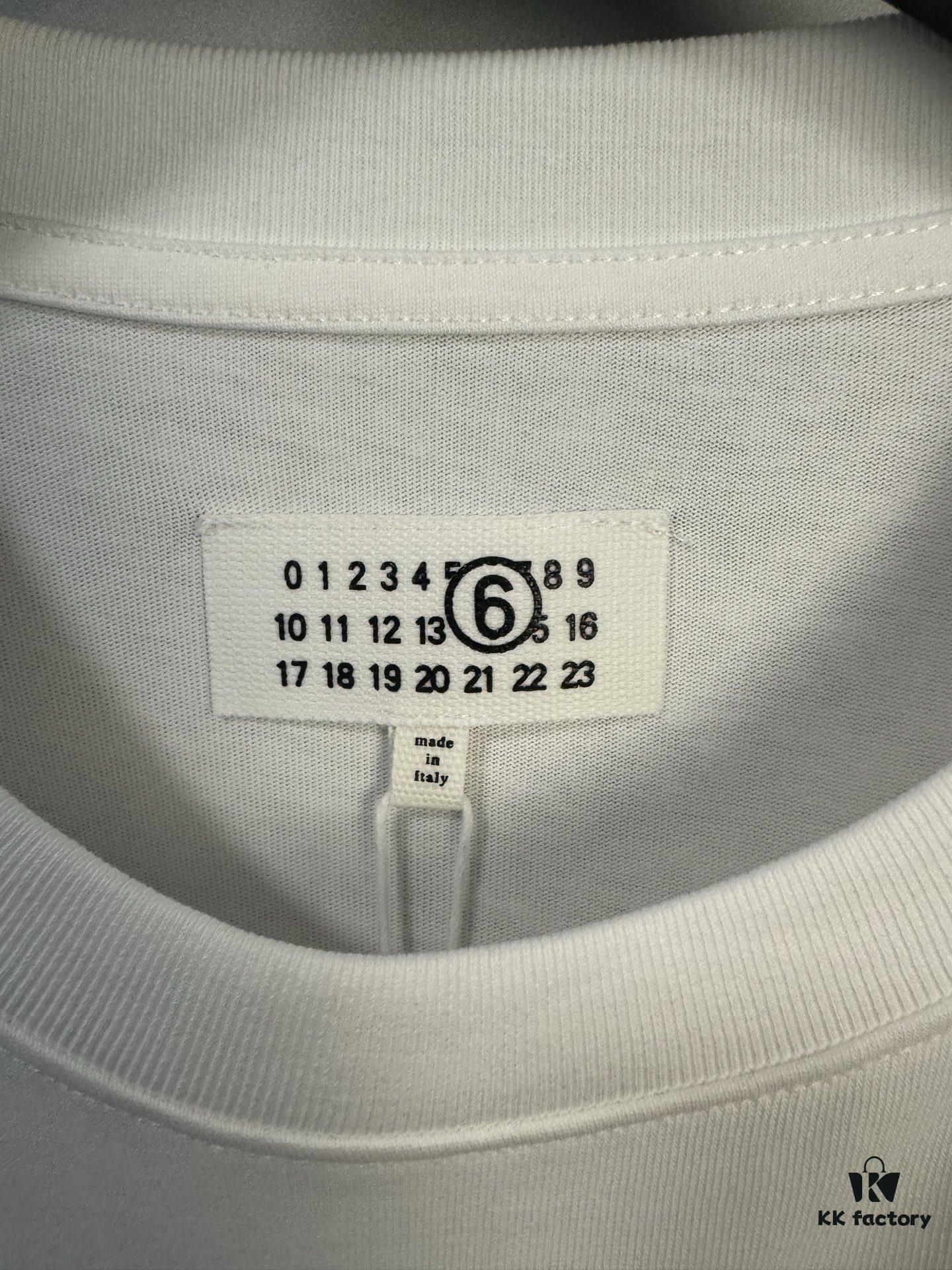 6931a1ecccd8ab3d7af95feb High-End Version Maison Margiela 2024 Cat Playing Ball Numeric Short Sleeve T-Shirt
