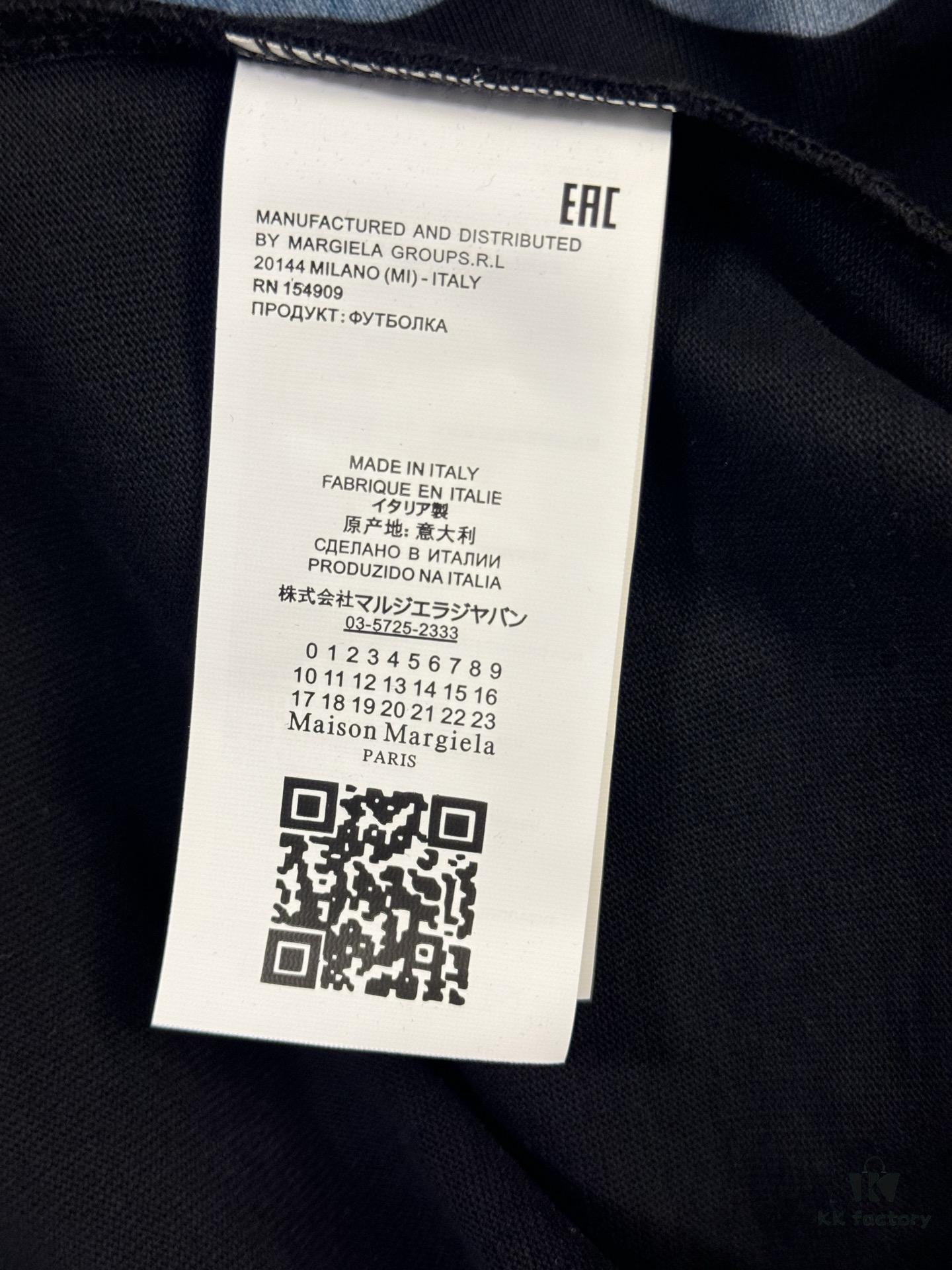 6931a1edccd8ab3d7af95ff4 High-End Version Maison Margiela 2024 Cat Playing Ball Numeric Short Sleeve T-Shirt