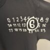 6931a1edccd8ab3d7af95ff9 High-End Maison Margiela 24FW Cursive Letter Patchwork Short Sleeve T-Shirt
