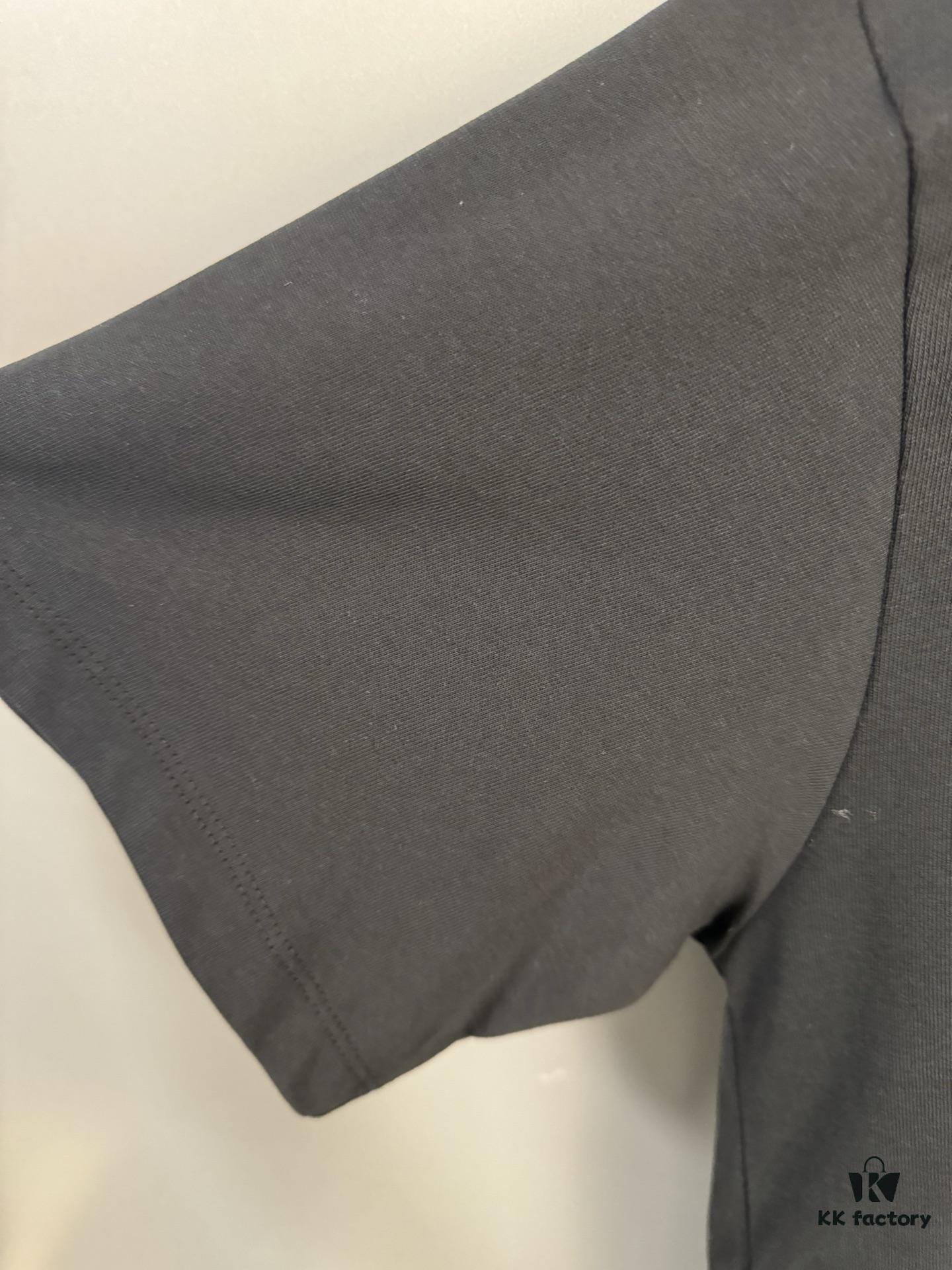 6931a1edccd8ab3d7af95ffb High-End Maison Margiela 24FW Cursive Letter Patchwork Short Sleeve T-Shirt
