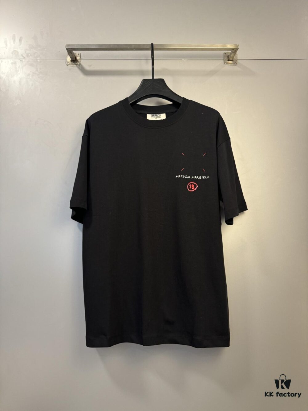 6931a1efccd8ab3d7af96019 High-End Maison Margiela MM6 2024 Slurry Print Calendar 13 Short Sleeve T-Shirt
