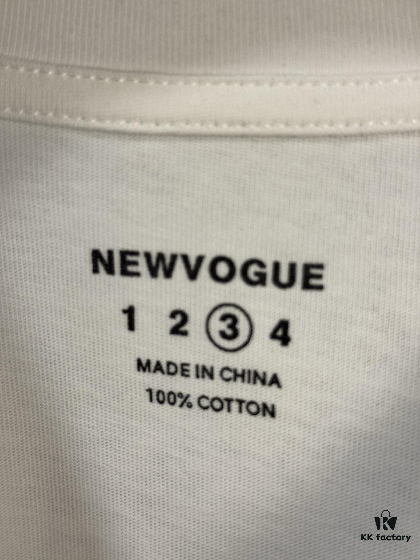 6931a1f0ccd8ab3d7af96032 High-Version Maison Margiela x New Vogue Collaborative Short-Sleeve T-Shirt