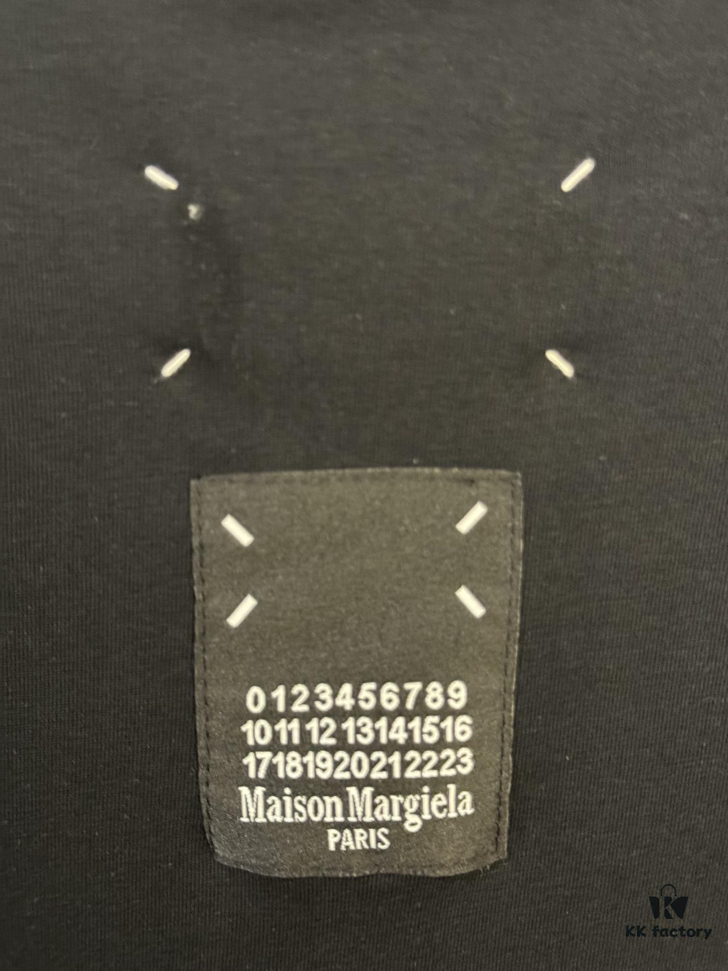 6931a1f1ccd8ab3d7af96041 High-End Version Maison Margiela 2024 Irregular Tape Number Calendar Short-Sleeve T-Shirt