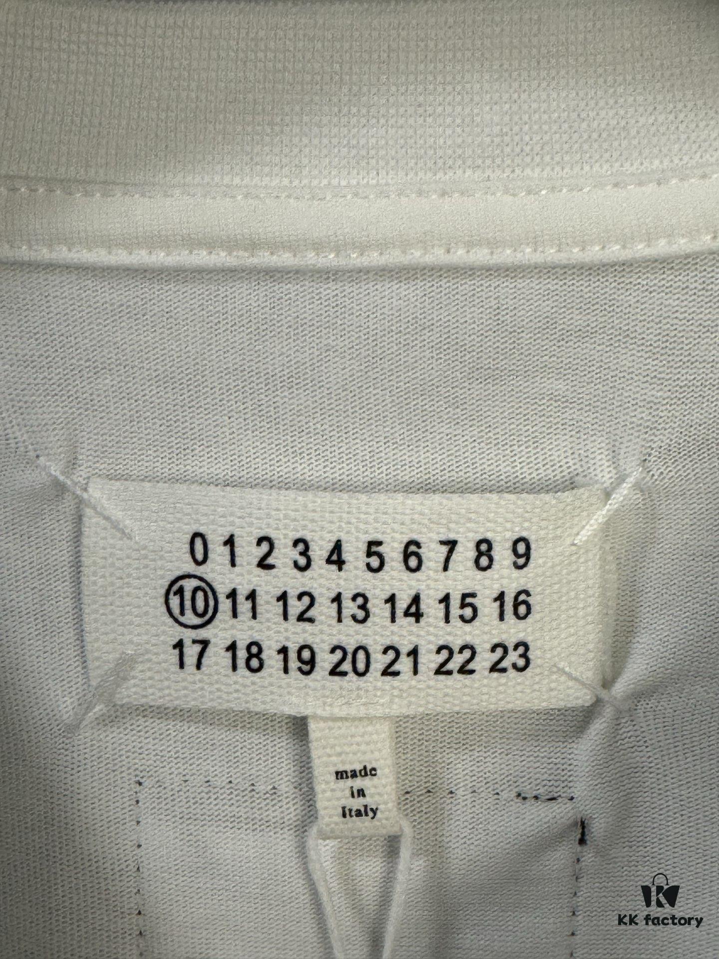 6931a1f1ccd8ab3d7af96047 High-Version Maison Margiela Irregular Tape Number Calendar Short-Sleeve T-Shirt 2024