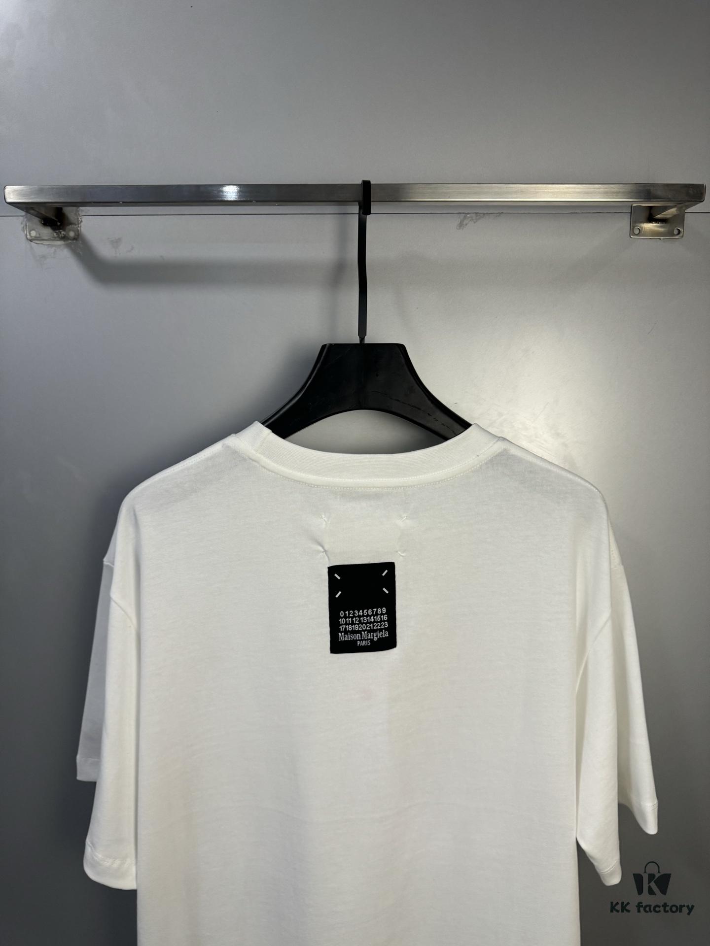6931a1f1ccd8ab3d7af9604a High-Version Maison Margiela Irregular Tape Number Calendar Short-Sleeve T-Shirt 2024