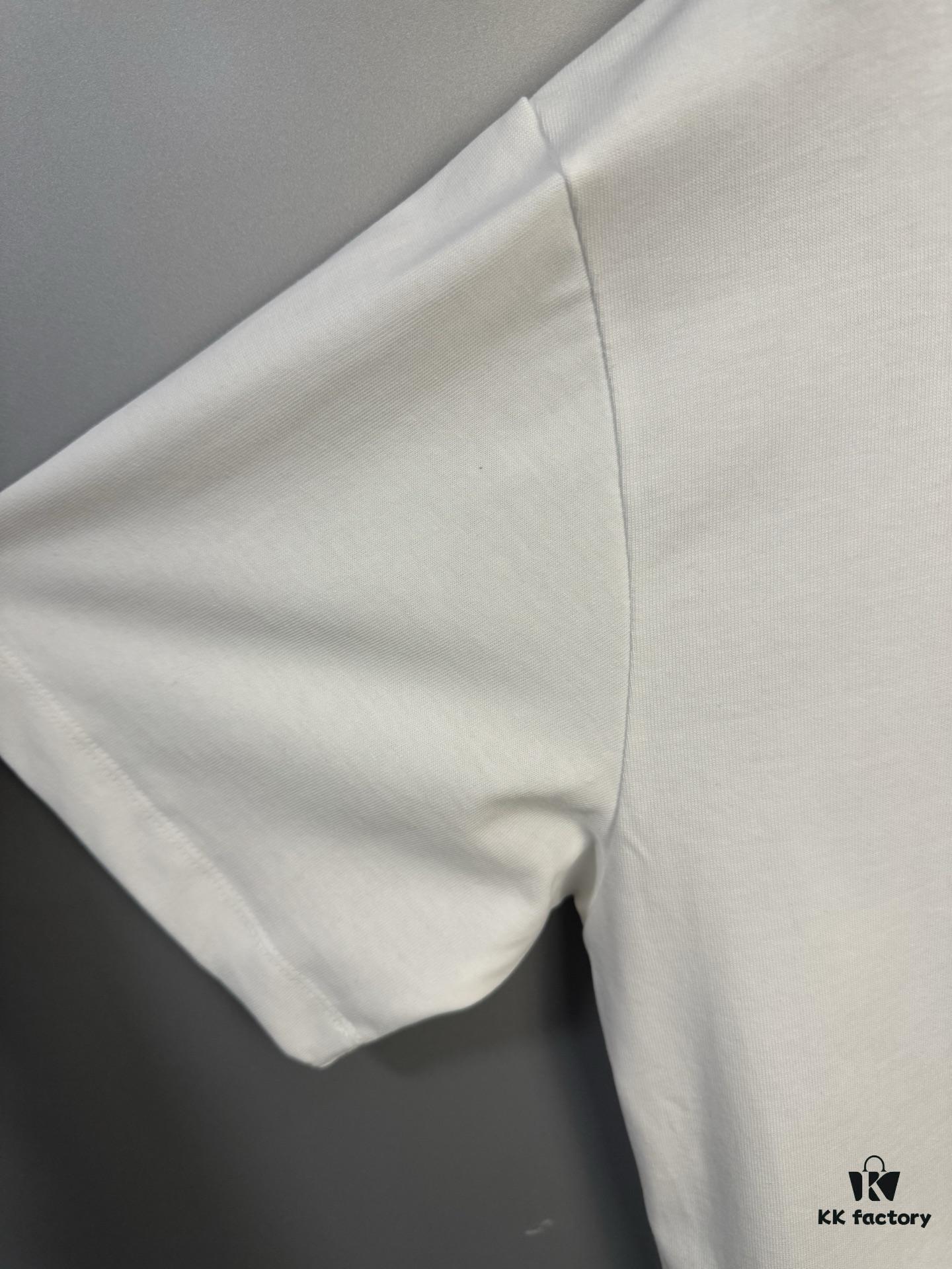 6931a1f2ccd8ab3d7af96054 High-End Maison Margiela 2024 Four-Corner Numeric Print Short-Sleeve T-Shirt