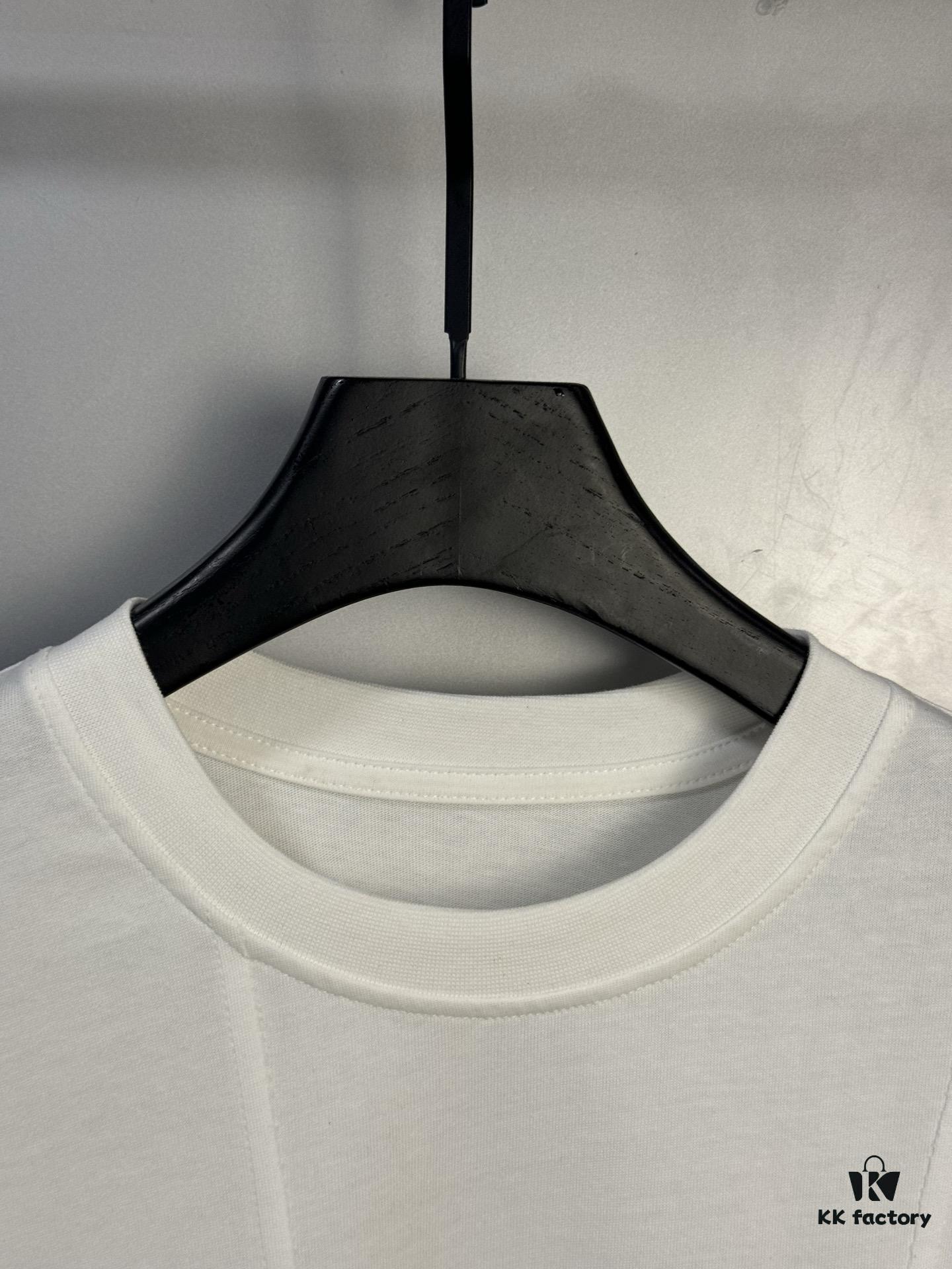 6931a1f3ccd8ab3d7af96066 High-End Maison Margiela 2024 Irregular Patchwork Letter Short-Sleeve T-Shirt
