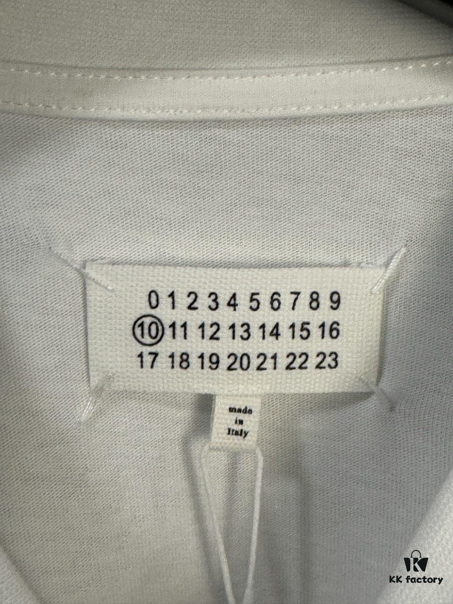 6931a1f3ccd8ab3d7af96067 High-End Maison Margiela 2024 Irregular Patchwork Letter Short-Sleeve T-Shirt