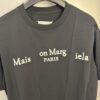 6931a1f3ccd8ab3d7af9606e High-End Maison Margiela 2024 Irregular Patchwork Letter Short-Sleeve T-Shirt