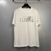 High-End Maison Margiela Embroidered Chest and Back Calendar Loop 6 Short Sleeve T-Shirt