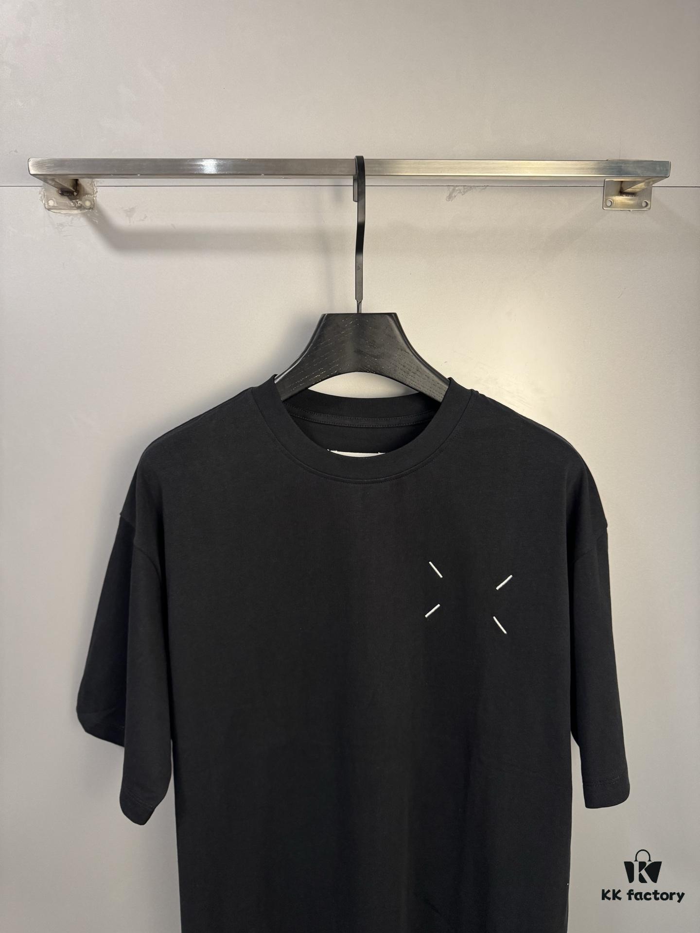 6931a1f5ccd8ab3d7af96085 High-End Maison Margiela Embroidered Chest and Back Calendar Loop 6 Short Sleeve T-Shirt