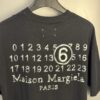 6931a1f5ccd8ab3d7af9608a High-End Maison Margiela Embroidered Chest and Back Calendar Loop 6 Short Sleeve T-Shirt