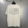 6931a1f5ccd8ab3d7af9608d High-End Maison Margiela Embroidered Chest and Calendar Loop 6 Short Sleeve T-Shirt