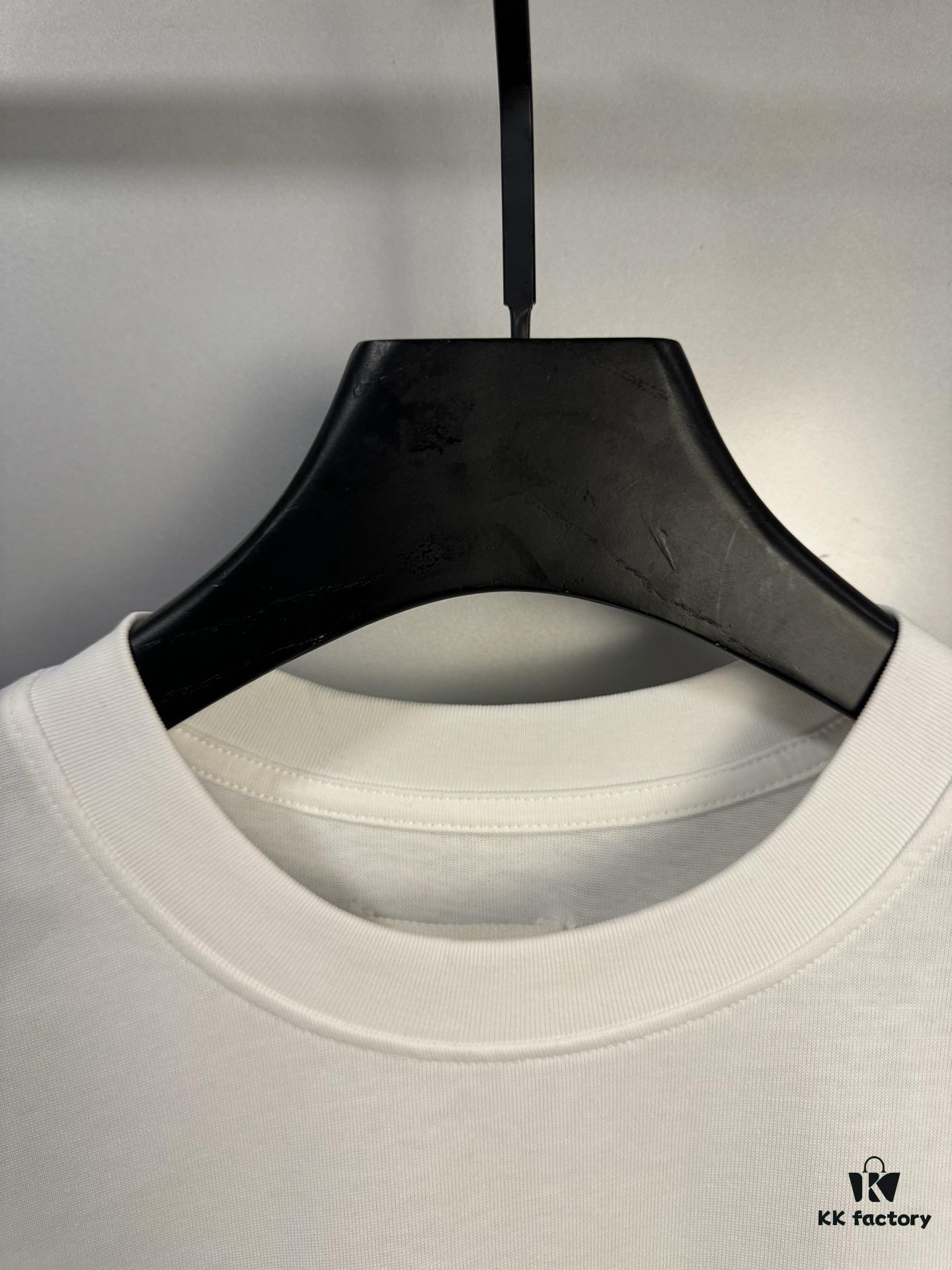 6931a1f5ccd8ab3d7af9608f High-End Maison Margiela Embroidered Chest and Calendar Loop 6 Short Sleeve T-Shirt