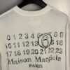 6931a1f6ccd8ab3d7af96094 High-End Maison Margiela Embroidered Chest and Calendar Loop 6 Short Sleeve T-Shirt
