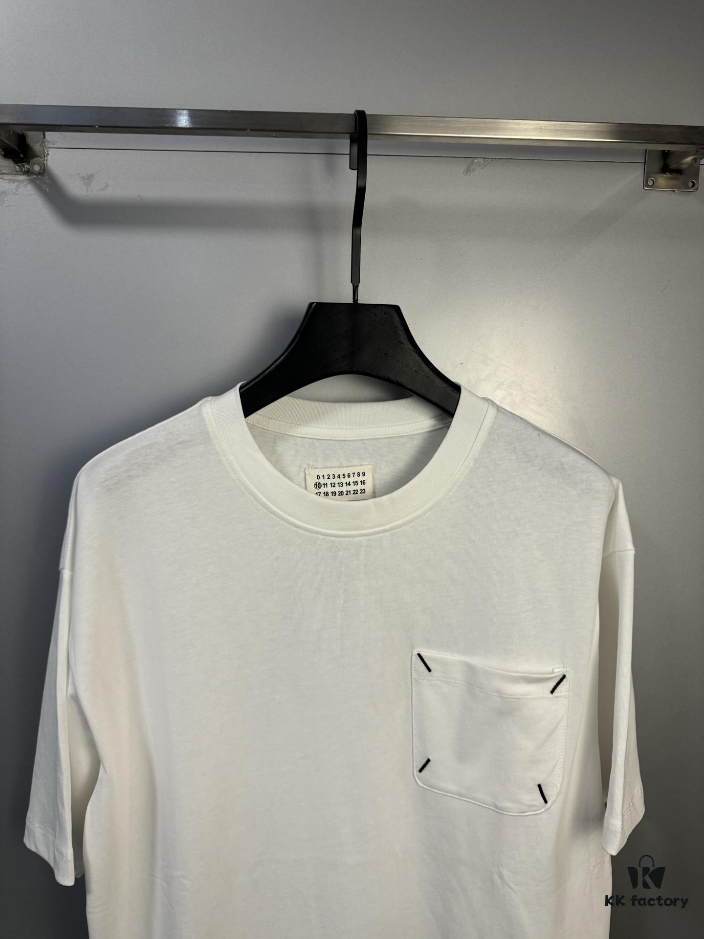 6931a1f7ccd8ab3d7af960a9 High-End Maison Margiela Embroidered Minimalist Pocket T-Shirt
