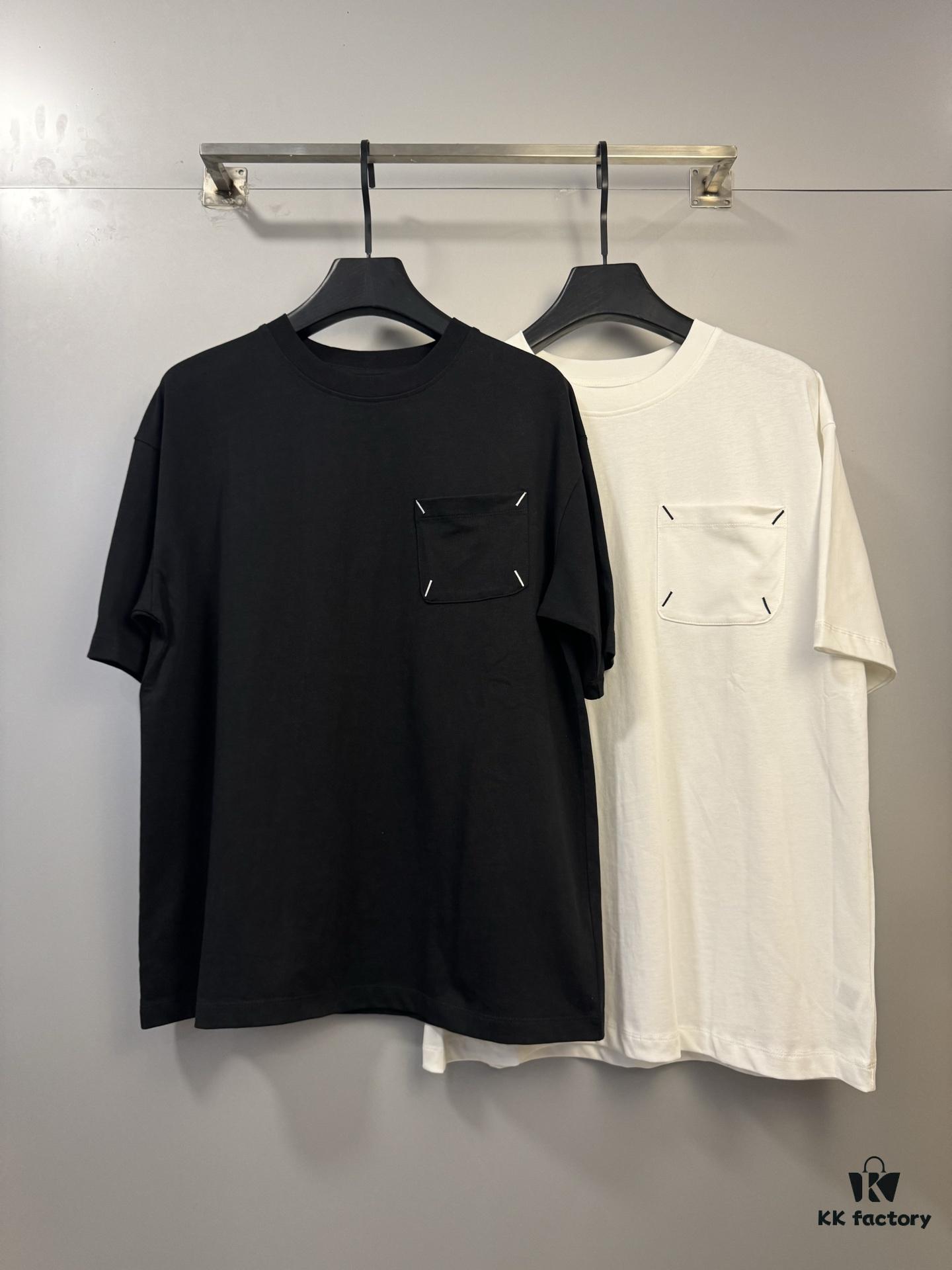 6931a1f8ccd8ab3d7af960b5 High-End Maison Margiela Embroidered Minimalist Pocket T-Shirt
