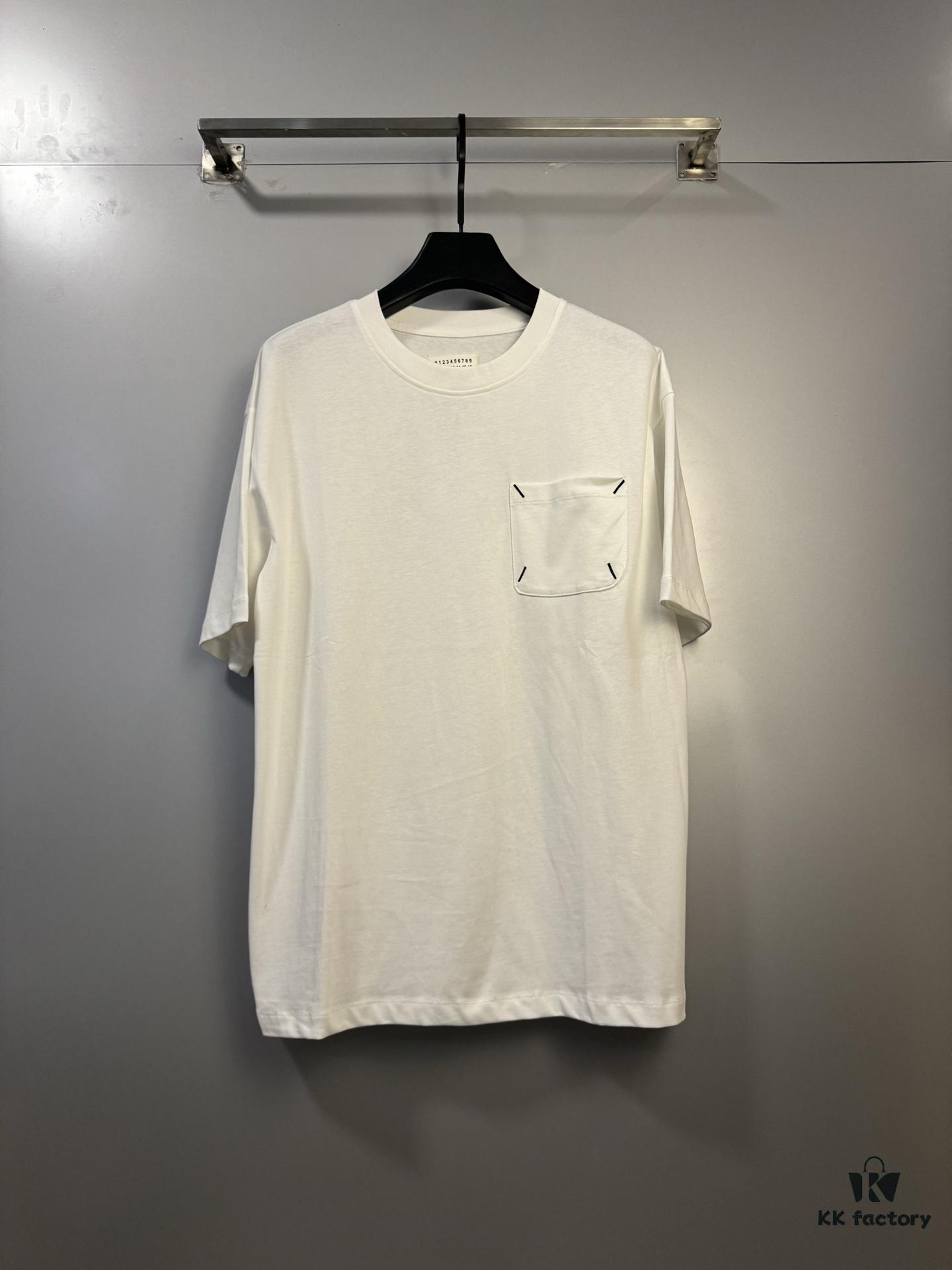 6931a1f8ccd8ab3d7af960b6 High-End Maison Margiela Embroidered Minimalist Pocket T-Shirt