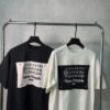 6931a1f8ccd8ab3d7af960b9 High-End Maison Margiela 2024 Embroidered Number Patch Calendar Short Sleeve T-Shirt