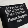 6931a1f8ccd8ab3d7af960c1 High-End Version Maison Margiela 2024 Appliquéd Number Calendar Embroidered Short Sleeve T-Shirt
