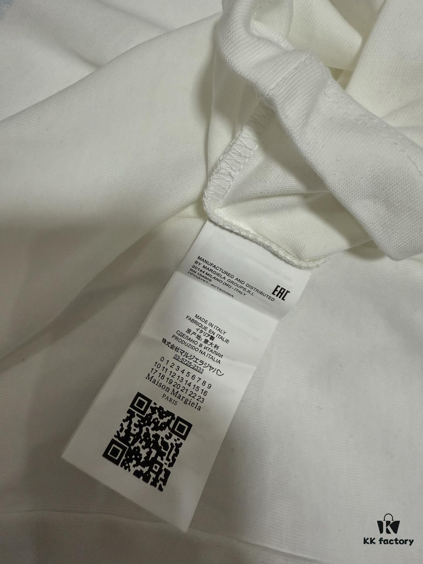 6931a1f8ccd8ab3d7af960c3 High-End Version Maison Margiela 2024 Appliquéd Number Calendar Embroidered Short Sleeve T-Shirt