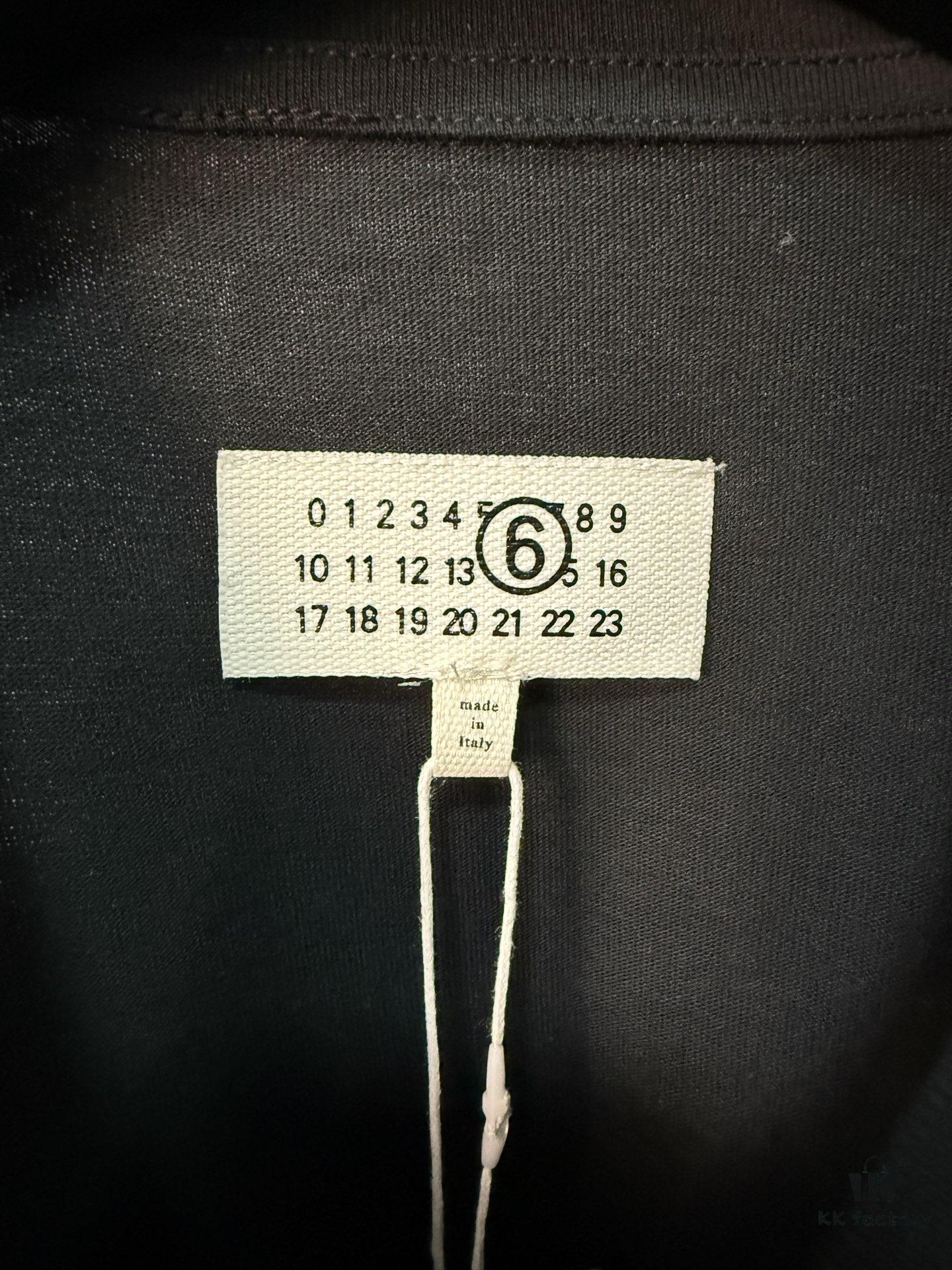 6931a1f9ccd8ab3d7af960c9 High-Version Maison Margiela 24 Digital Patch Calendar Embroidered Short Sleeve T-Shirt