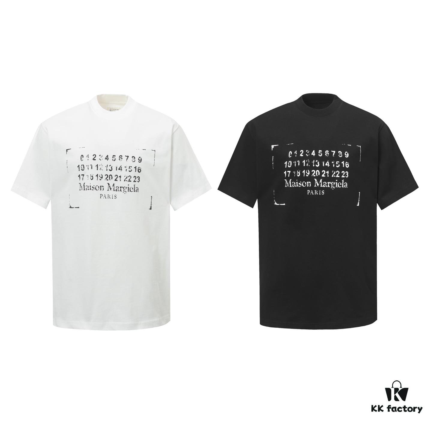 6931a1faccd8ab3d7af960dd Maison Margiela SS25 Letter Print Logo T-Shirt Unisex Short Sleeve
