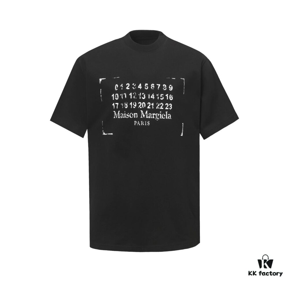 6931a1faccd8ab3d7af960de Maison Margiela SS25 Letter Print Logo T-Shirt Unisex Short Sleeve